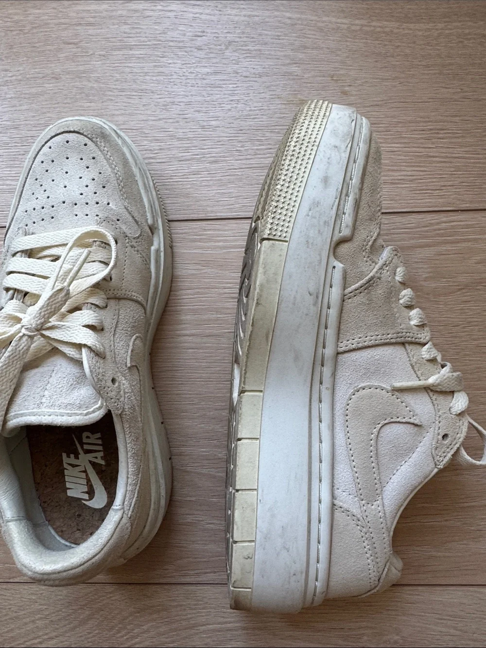 Nike suede upper